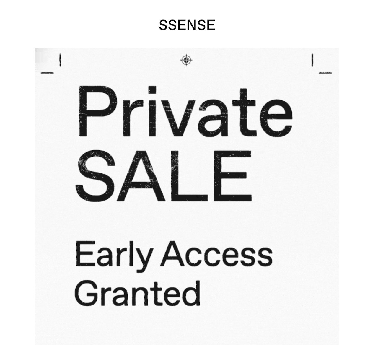 SSENSE VIP 私密折扣