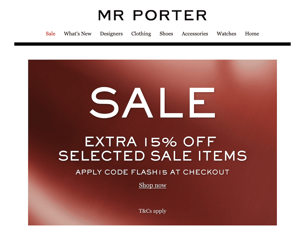 Mr Porter 折上折、Revolve 折扣新品低至5折