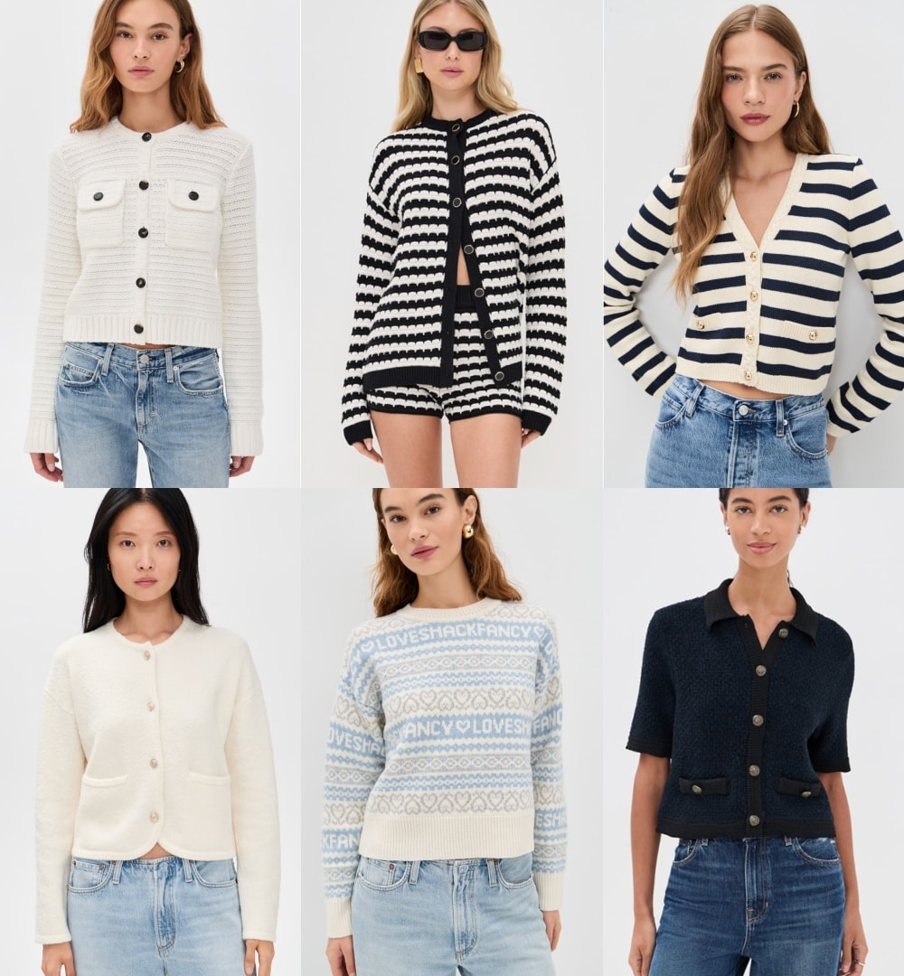Shopbop 折扣針織小外套穿搭靈感分享、單品推薦 - 第3張圖 Shopbop 折扣針織小外套穿搭靈感分享、單品推薦