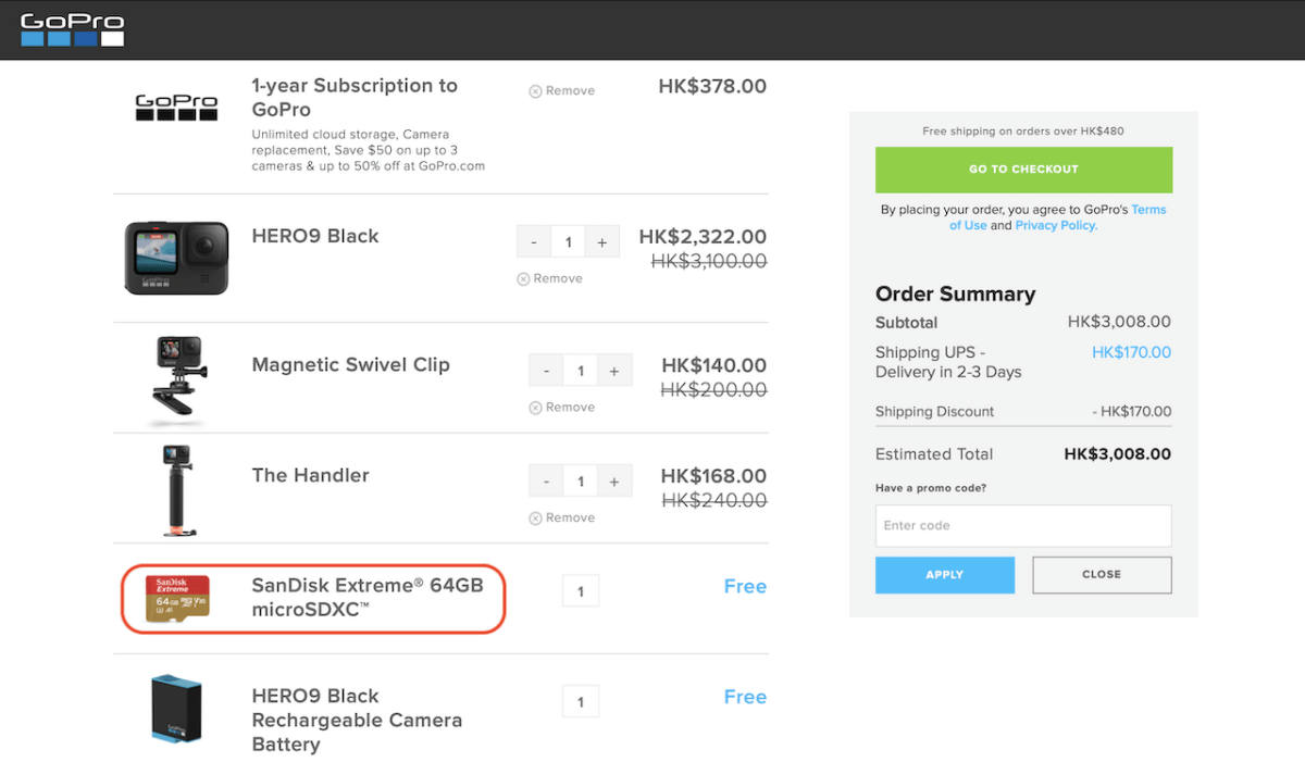 Gopro Hero 9 官網購買、Subscribe to GoPro 訂閱服務分享 - 第2張圖 Gopro Hero 9 官網購買、Subscribe to GoPro 訂閱服務分享