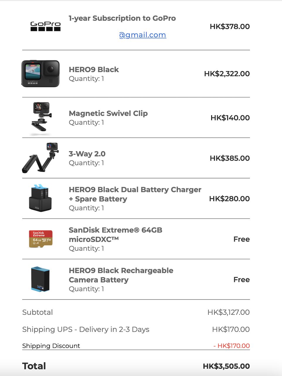 Gopro Hero 9 官網購買、Subscribe to GoPro 訂閱服務分享 - 第3張圖 Gopro Hero 9 官網購買、Subscribe to GoPro 訂閱服務分享